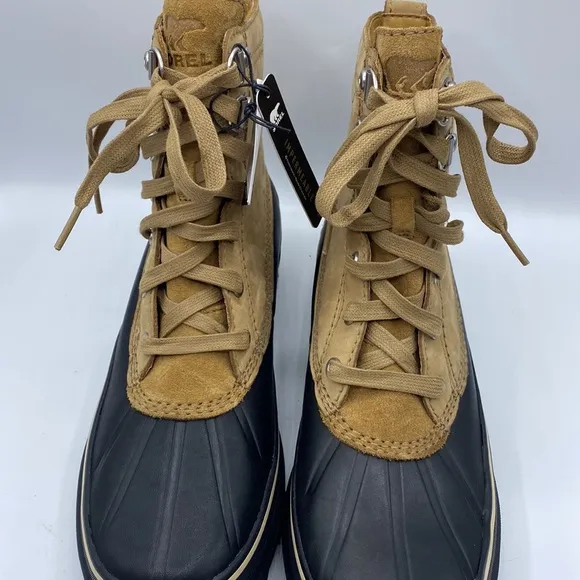 Sorel Men'sCaribou Storm WPWaterproof LeatherCasual‎ Boots