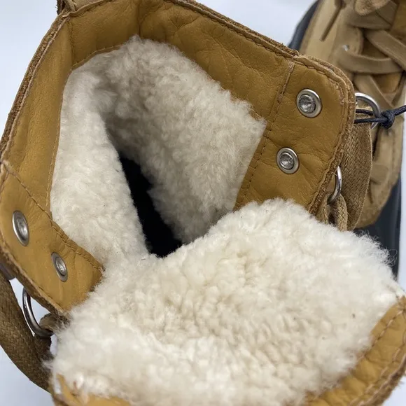 Sorel Men'sCaribou Storm WPWaterproof LeatherCasual‎ Boots