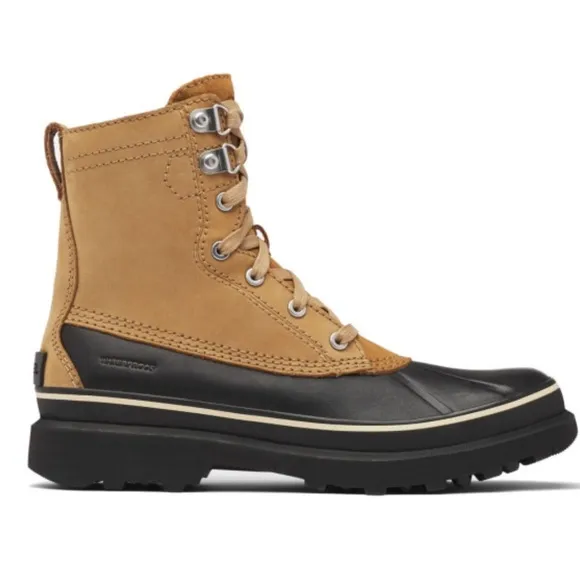Sorel Men'sCaribou Storm WPWaterproof LeatherCasual‎ Boots