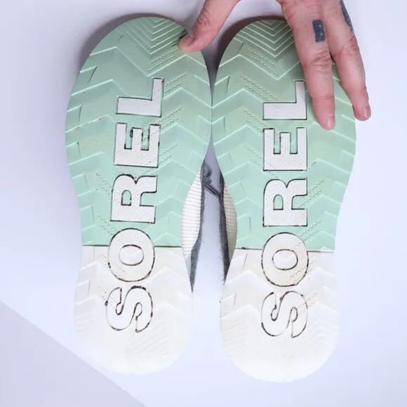 SOREL Out N About Classic Waterproof Boots Dove Sea Sprite Winter Women's 7.5