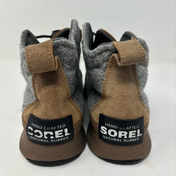 Sorel Out N About III Size 6 Classic Women's Waterproof Boot Gray Black Tan