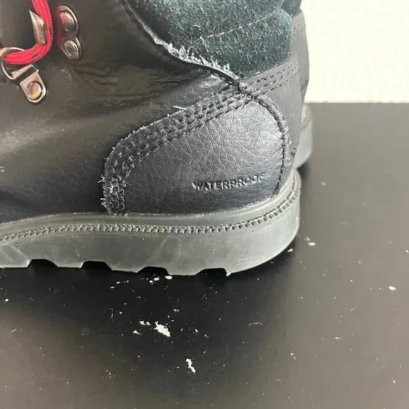 Sorel Unisex Madson Black Waterproof Hiker Boots Size 2 Style NY2994-010