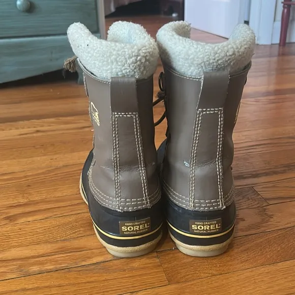 Sorel Waterproof Rubber Boots - Brown and Black