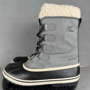 Sorel Winter Carnival Quarry Gray Waterproof Lace-Up Boots Women’s Size 8.5 US