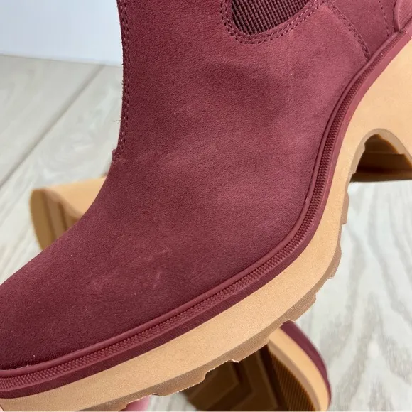 Sorel Women's Hi-Line Waterproof Chelsea Boots US8 Spice/Tawny Buff $190