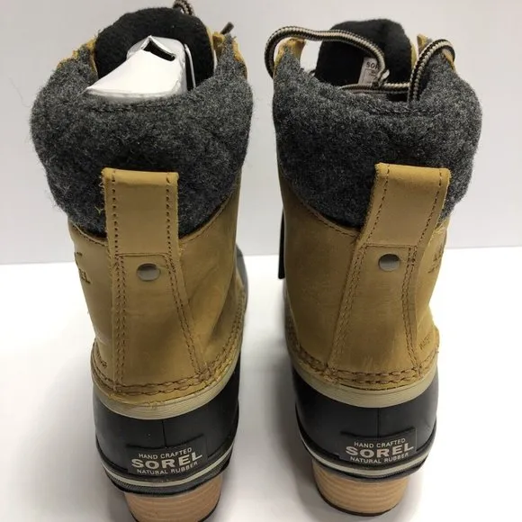 Sorel Women’s Slimpack Lace II, Brown Insulated Waterproof Boots, Size 7 M
