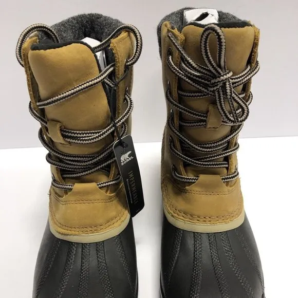 Sorel Women’s Slimpack Lace II, Brown Insulated Waterproof Boots, Size 7 M