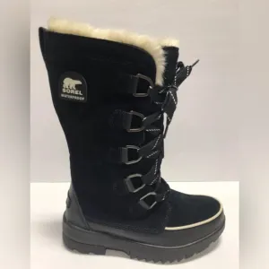 Sorel Women’s Tivoli IV, Black Waterproof Winter Boots, Size 7M