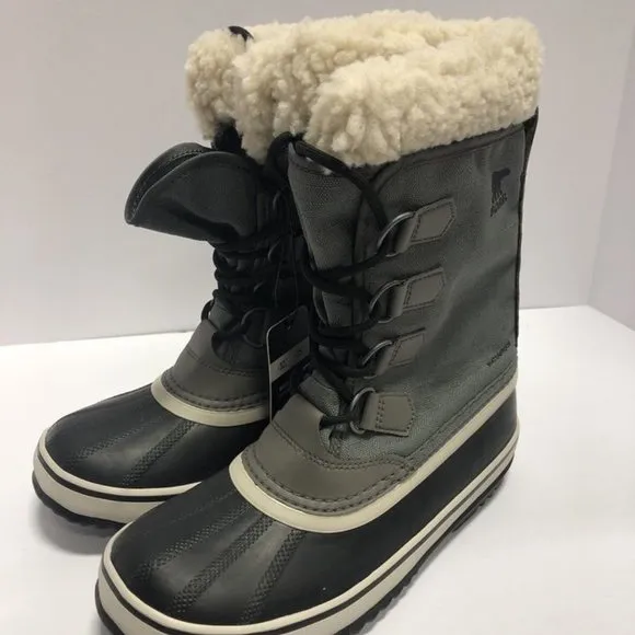 Sorel Women’s Winter Carnival, Gray Waterproof Boots, Size 7 M