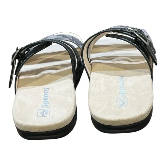 Spenco Total Support Orthotic Orchid Slide Sandals Size 7.