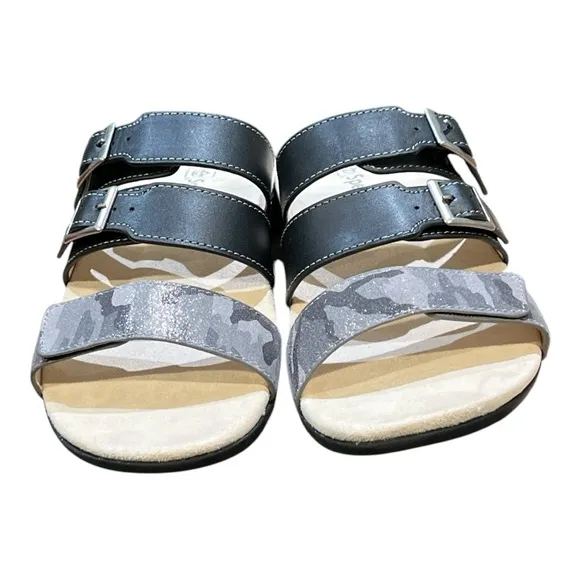 Spenco Total Support Orthotic Orchid Slide Sandals Size 7.
