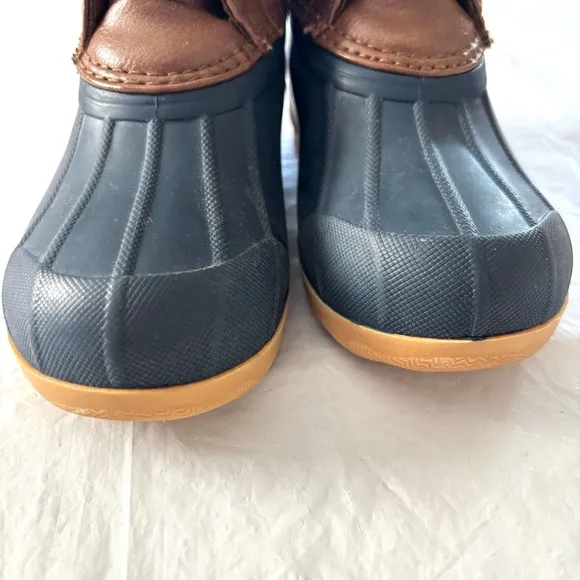 SPERRY port duck boots blue brown SZ 11 M NWOT