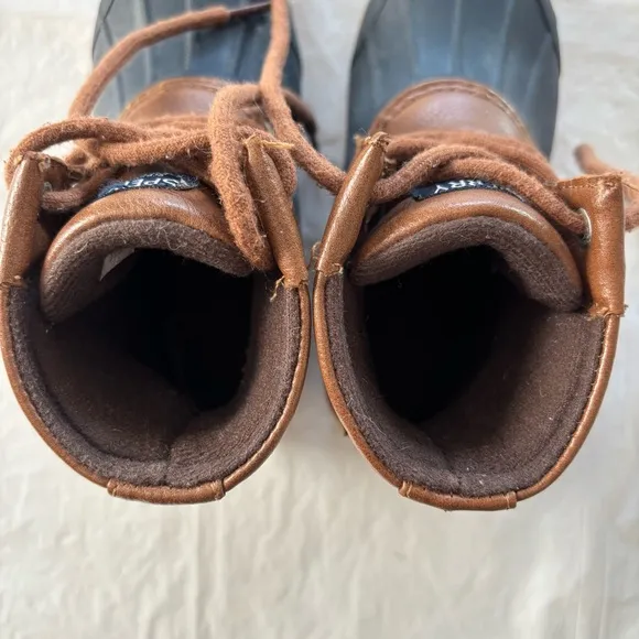 SPERRY port duck boots blue brown SZ 11 M NWOT