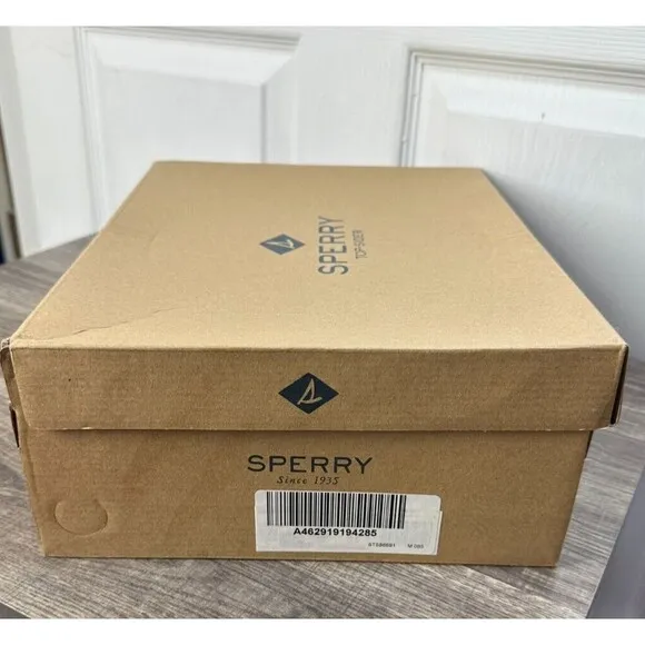 Sperry Saltwater Alpine Waterproof Rain Boots Women's size 8.5 Med Leather Duck