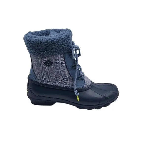 Sperry Syren Gulf Duck Boots STS87697 Womens Blue Size 7.5