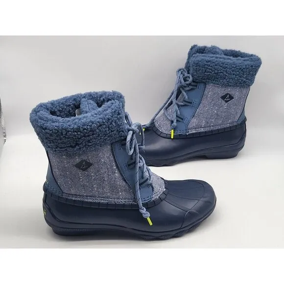 Sperry Syren Gulf Duck Boots STS87697 Womens Blue Size 7.5