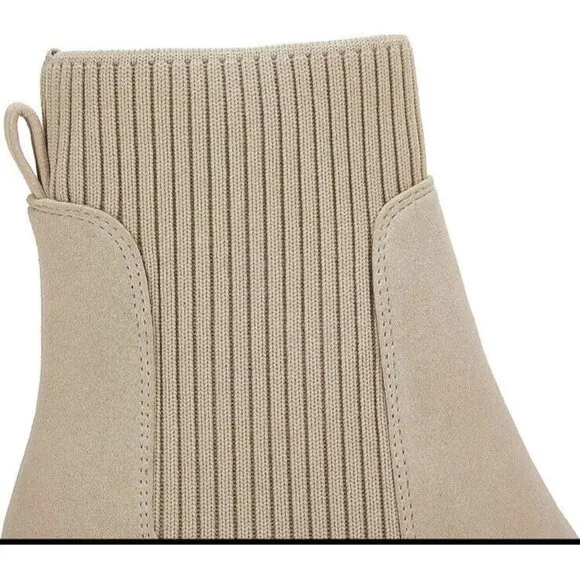 Sprit Womens Platform Ankle Boots Elastic Chunky Block Heel Chelsea Booties...