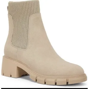 Sprit Womens Platform Ankle Boots Elastic Chunky Block Heel Chelsea Booties...