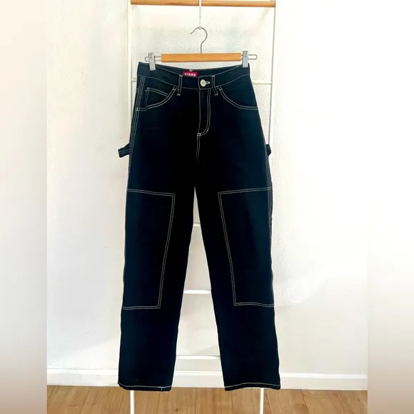 STAUD carpenter pant w/ contrast stitching