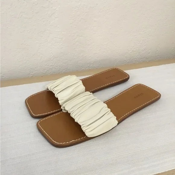 STAUD Nina Ruched Sandals Sz.EU 41