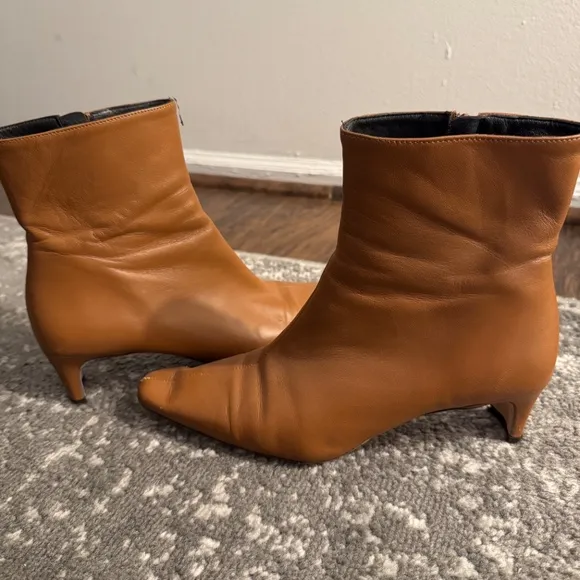 Staud Wally Ankle Boot in Tan
