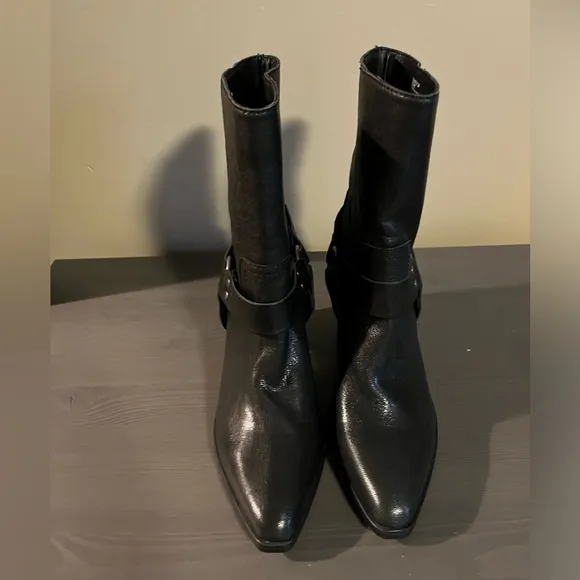 Steve Madden Alessio Pointed Toe Moto Boots