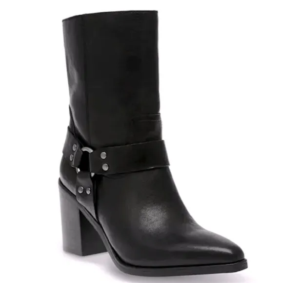 Steve Madden Alessio Pointed Toe Moto Boots
