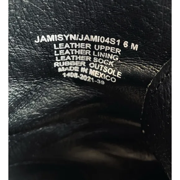 STEVE MADDEN • Black Jamisyn Leather Combat Boots