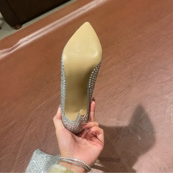 Steve Madden Winnings Rhinestone Heeled Ankle Boots