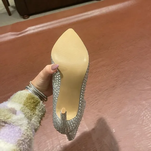 Steve Madden Winnings Rhinestone Heeled Ankle Boots