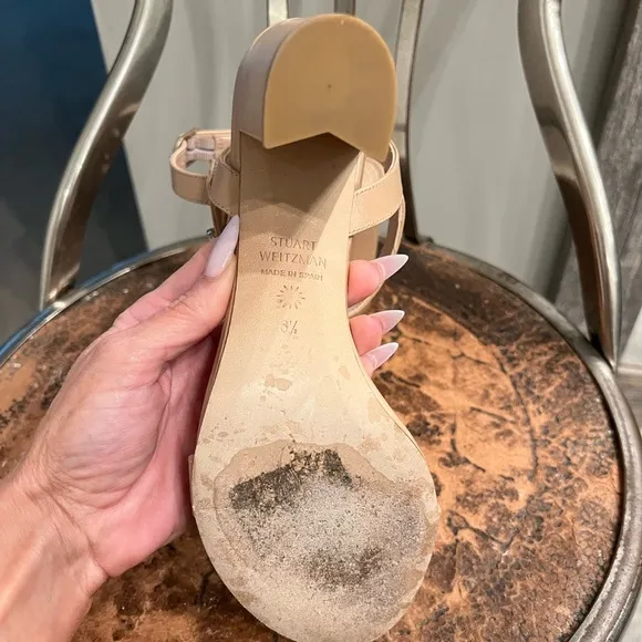 STUART WEITZMAN Beige Leather sandals