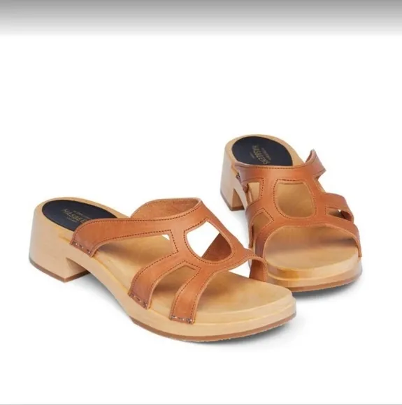 Swedish Hasbeens Luxury slipper clog sandals