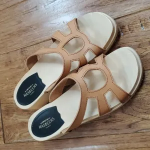 Swedish Hasbeens Luxury slipper clog sandals