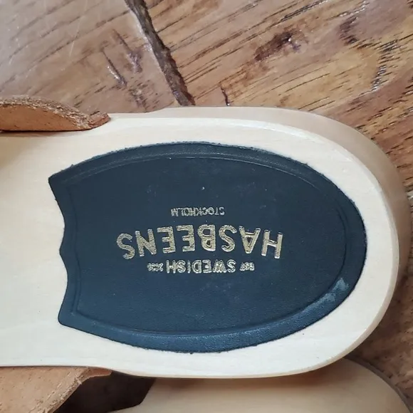 Swedish Hasbeens Luxury slipper clog sandals