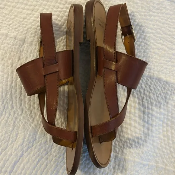Sézane Lottie Leather Sandals