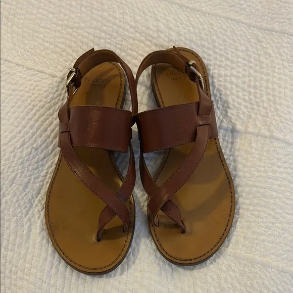 Sézane Lottie Leather Sandals