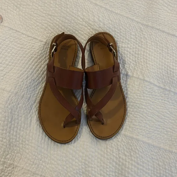 Sézane Lottie Leather Sandals