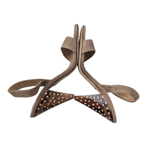 Tamara Mellon Studded Heel Sandals