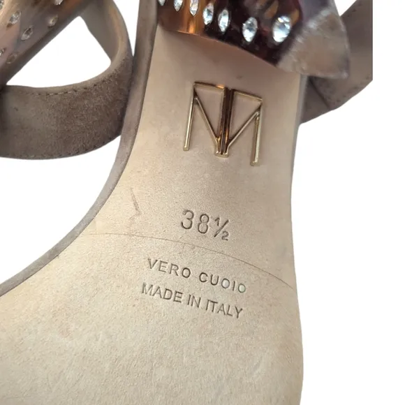 Tamara Mellon Studded Heel Sandals