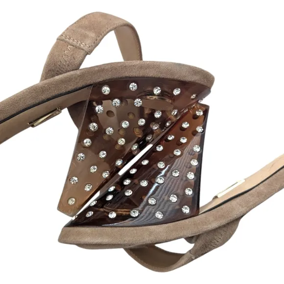 Tamara Mellon Studded Heel Sandals