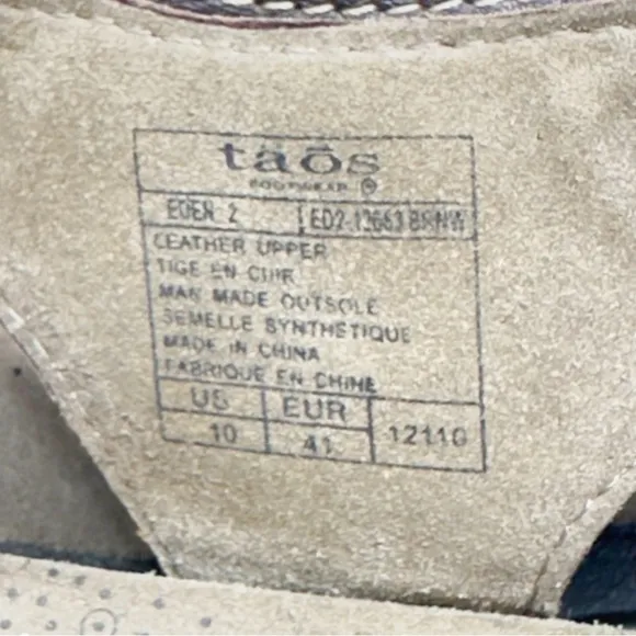 TAOS Eden 2 Leather Sandals