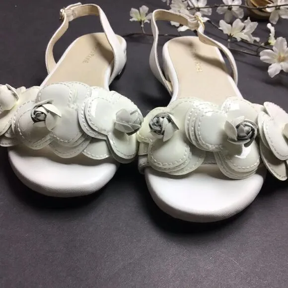 Taryn Rose Ida Flower Slingback Size 7M