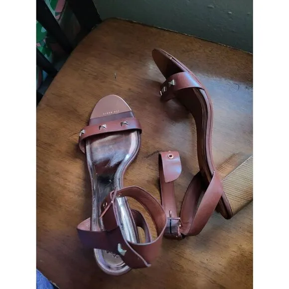 Ted Baker brown leather butterfly sandals 40EU