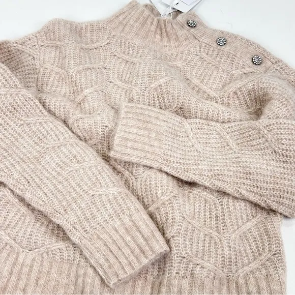 TED BAKER TAliiey Chunky Button Knit Sweater