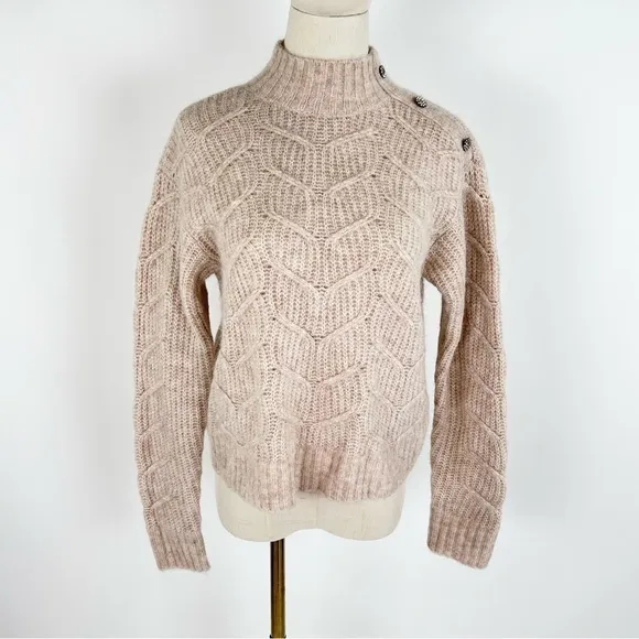 TED BAKER TAliiey Chunky Button Knit Sweater