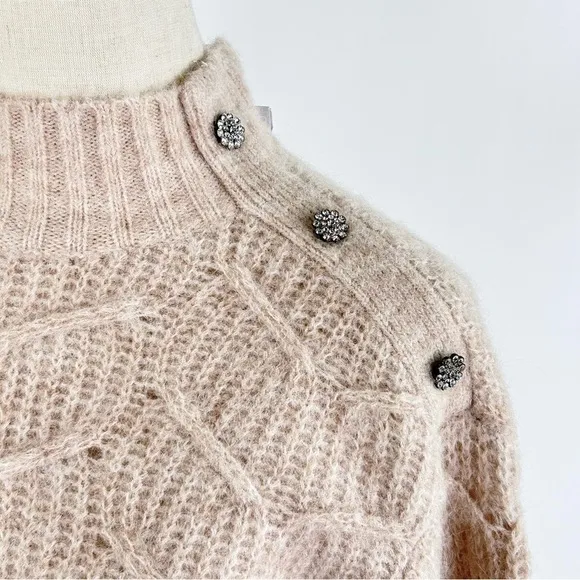 TED BAKER TAliiey Chunky Button Knit Sweater