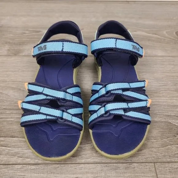 Teva Kids Unisex Alaskan Blue Tirra Youth Sandals Size 13 Little Kids