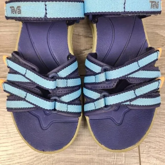 Teva Kids Unisex Alaskan Blue Tirra Youth Sandals Size 13 Little Kids