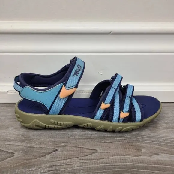 Teva Kids Unisex Alaskan Blue Tirra Youth Sandals Size 13 Little Kids