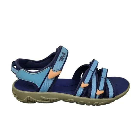 Teva Kids Unisex Alaskan Blue Tirra Youth Sandals Size 13 Little Kids